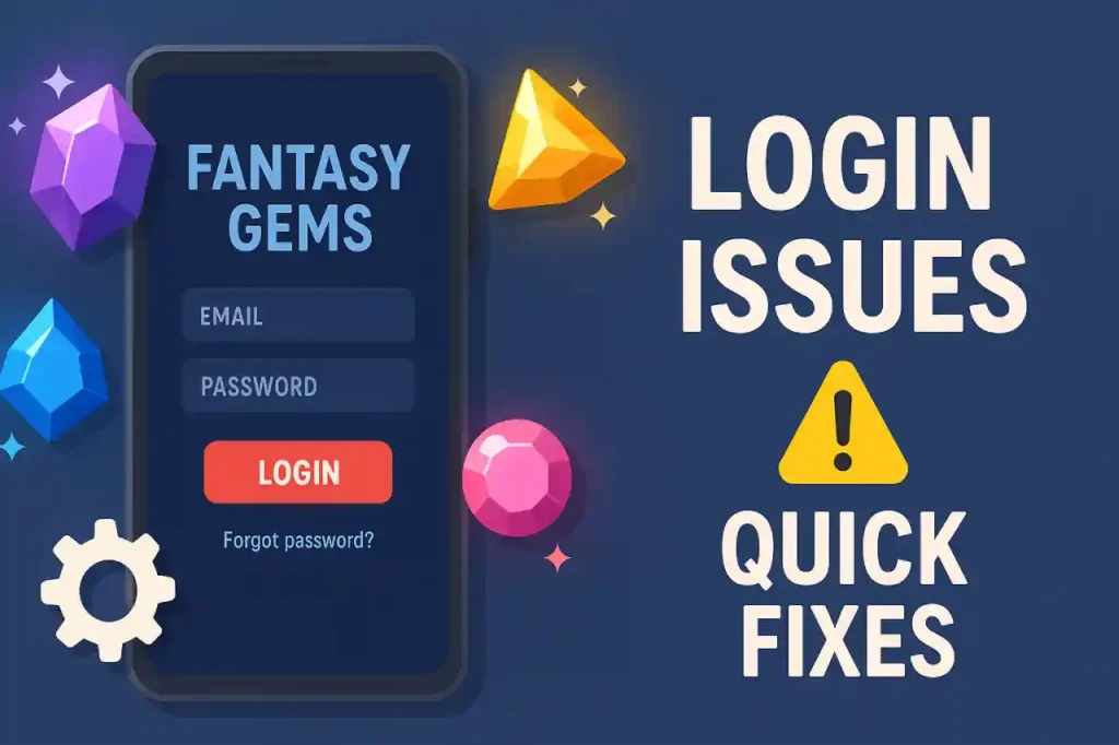Fantasy Gems Login Issues